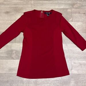 Forever 21 Burgundy Blouse